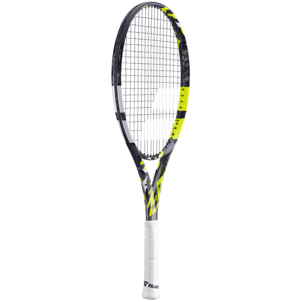Babolat Aero Junior 26 Tennis Racquet - 240 g - Grey Yellow White
