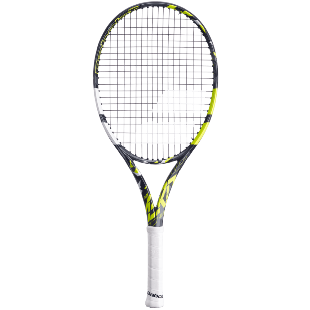 Babolat Aero Junior 26 Tennis Racquet - 240 g - Grey Yellow White
