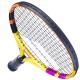 Babolat Nadal Junior 21 No Cover Tennis Racquet - 177 g - Yellow Orange Purple Babolat Nadal Junior 21 No Cover Tennis Racquet - 177 g - Yellow Orange Purple