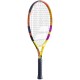 Babolat Nadal Junior 21 No Cover Tennis Racquet - 177 g - Yellow Orange Purple Babolat Nadal Junior 21 No Cover Tennis Racquet - 177 g - Yellow Orange Purple