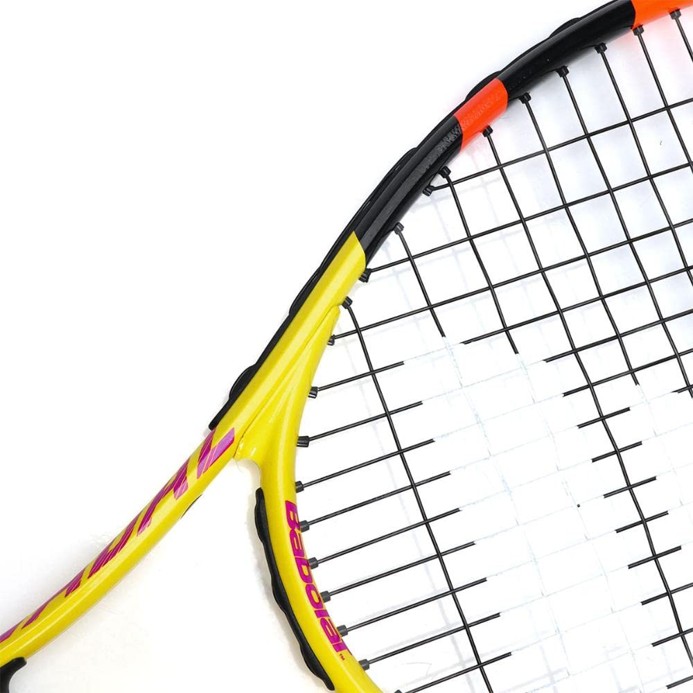 Babolat Nadal Junior 23 No Cover Tennis Racquet - 215 g - Yellow Orange Purple Babolat Nadal Junior 23 No Cover Tennis Racquet - 215 g - Yellow Orange Purple