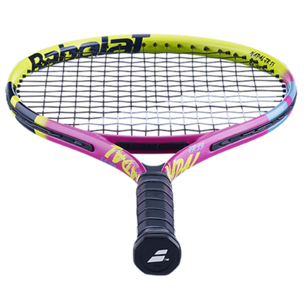 Babolat Nadal Junior 23 Tennis Racquet - 215 g - Yellow Pink Blue Babolat Nadal Junior 23 Tennis Racquet - 215 g - Yellow Pink Blue