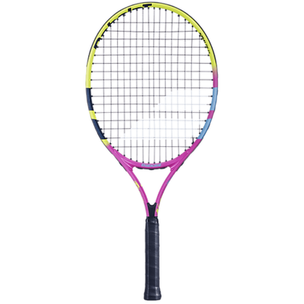 Babolat Nadal Junior 23 Tennis Racquet - 215 g - Yellow Pink Blue Babolat Nadal Junior 23 Tennis Racquet - 215 g - Yellow Pink Blue