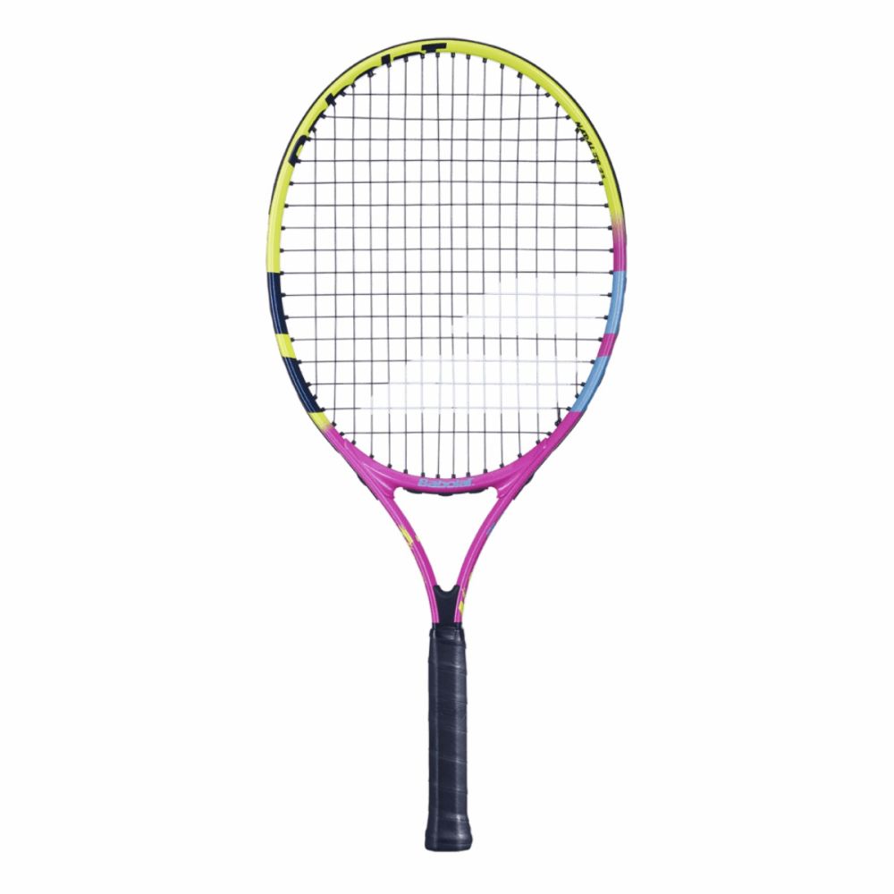 Babolat Nadal Junior 23 Tennis Racquet - 215 g - Yellow Pink Blue Babolat Nadal Junior 23 Tennis Racquet - 215 g - Yellow Pink Blue