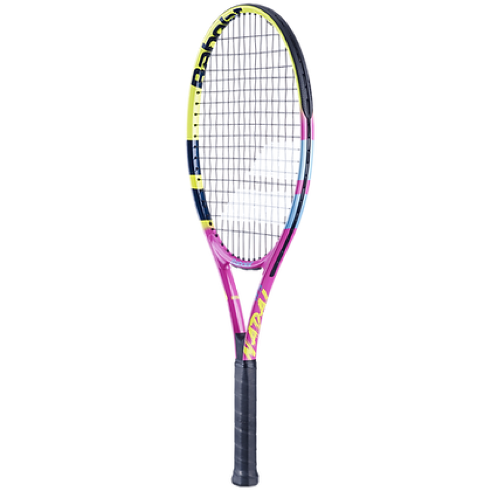 Babolat Nadal Junior 25 No Cover Tennis Racquet - 240 g - Yellow Orange Purple Babolat Nadal Junior 25 No Cover Tennis Racquet - 240 g - Yellow Orange Purple