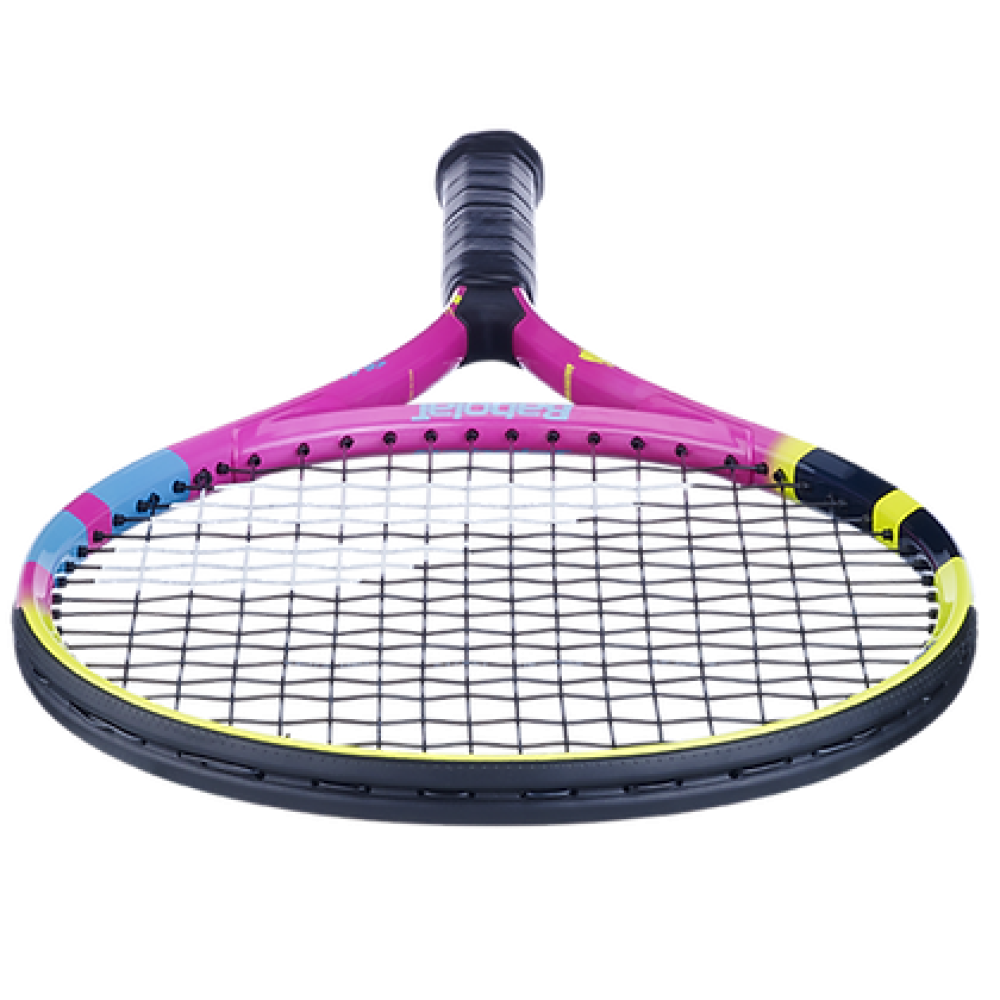 Babolat Nadal Junior 26 Tennis Racquet - 245 g - Yellow Pink Blue Babolat Nadal Junior 26 Tennis Racquet - 245 g - Yellow Pink Blue