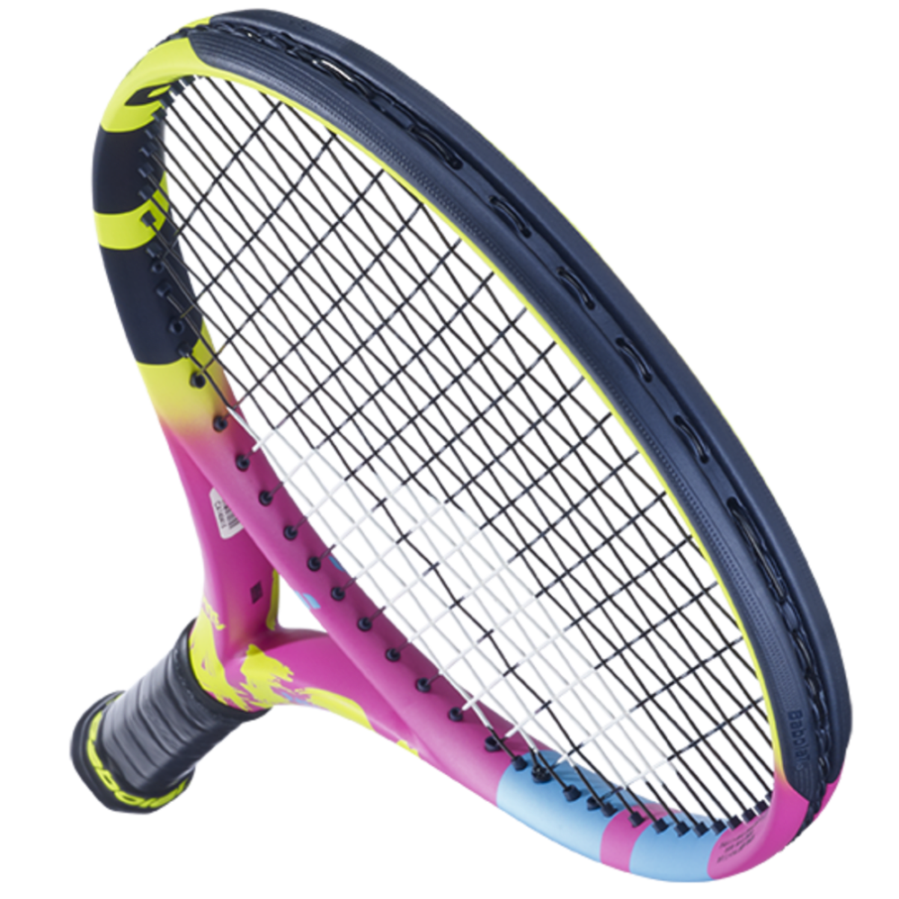 Babolat Pure Aero Rafa Junior 26 Tennis Racquet - 250 g - Yellow Pink Blue Babolat Pure Aero Rafa Junior 26 Tennis Racquet - 250 g - Yellow Pink Blue