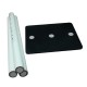 Whitedot Heavy Duty Magnetic Stump Set - 3 Stump + 2 Bails + 1 Iron Base