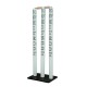 Whitedot Heavy Duty Magnetic Stump Set - 3 Stump + 2 Bails + 1 Iron Base