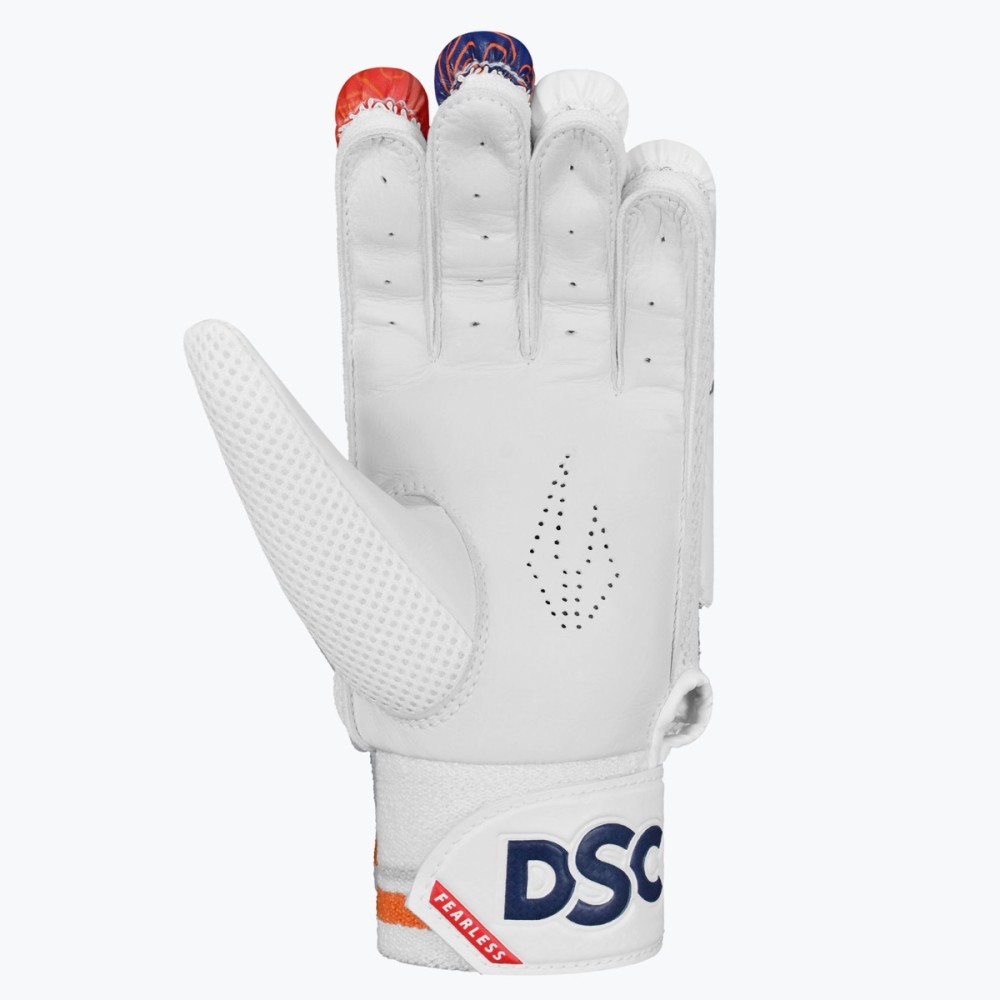 DSC Attitude Cricket Batting Gloves (Red/Blue)