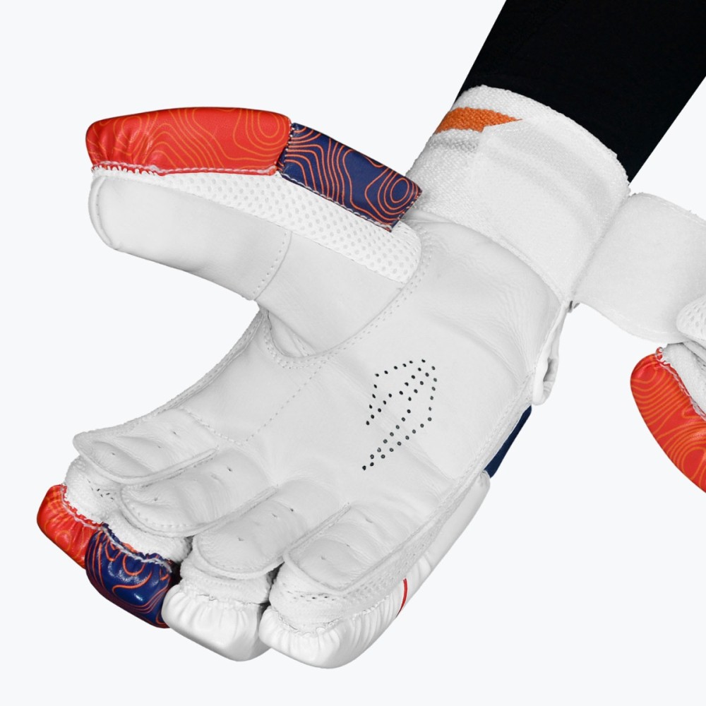 DSC Attitude Cricket Batting Gloves (Red/Blue)