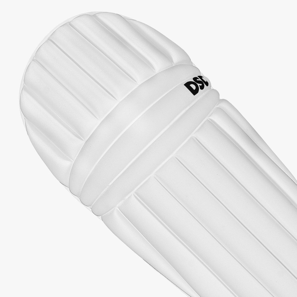 DSC Flex Lite Moulded Cricket Batting Leg Guard (White) DSC Flex Lite Moulded Cricket Batting Leg Guard (White)