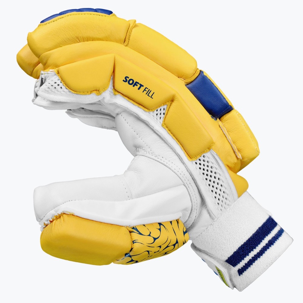 DSC Flite 20/20 Cricket Batting Gloves (Yellow)