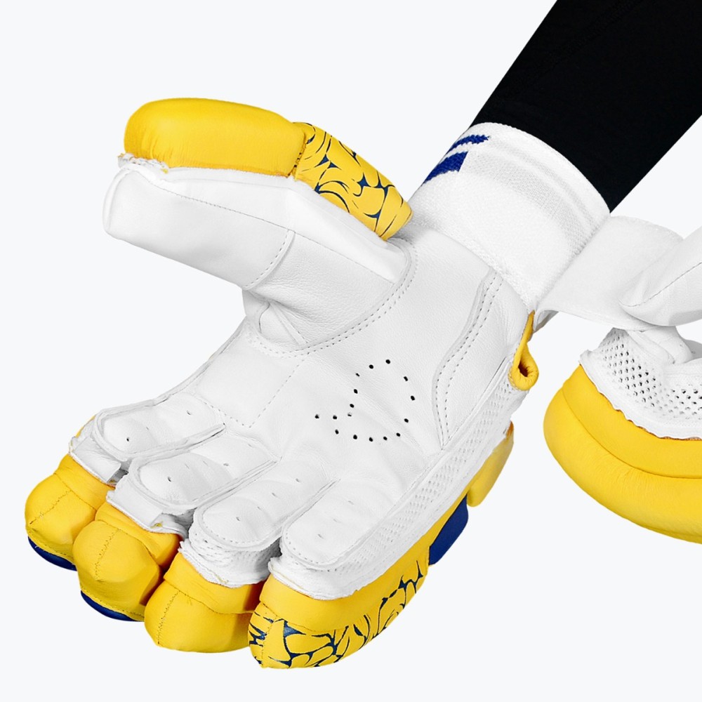 DSC Flite 20/20 Cricket Batting Gloves (Yellow)