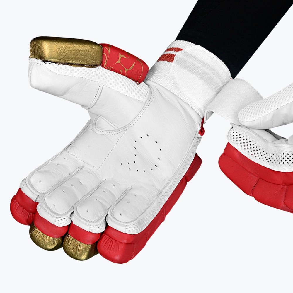 DSC Strike 20/20 Cricket Batting Gloves (Red)