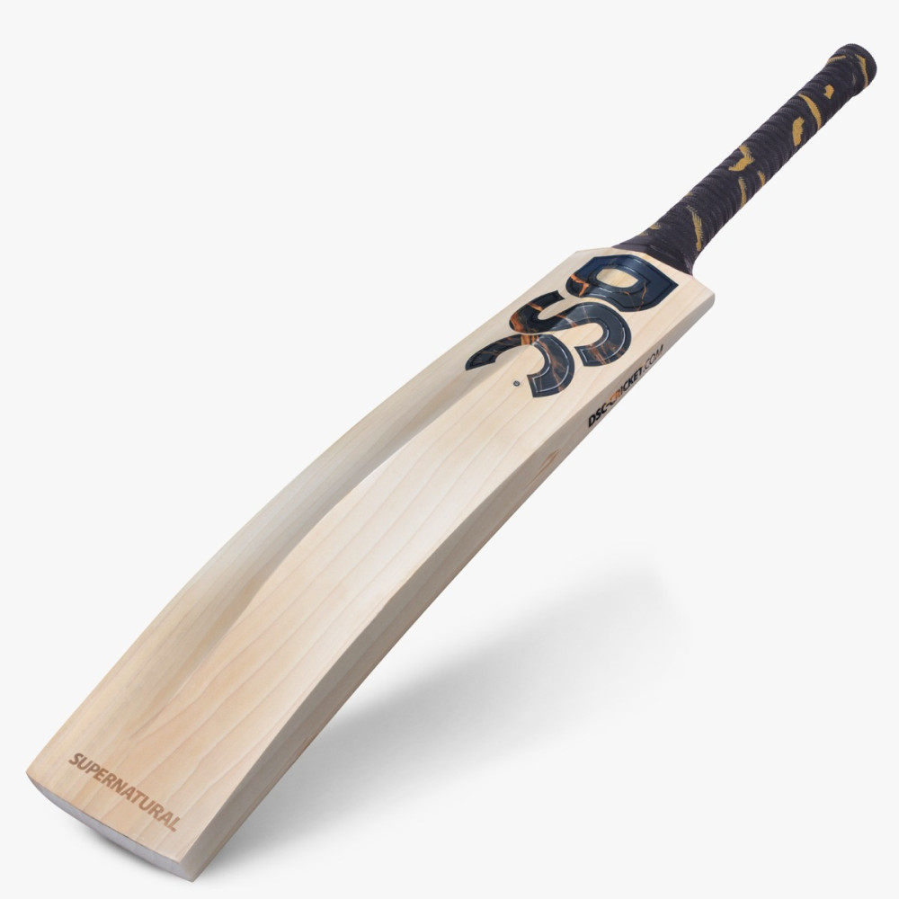 DSC Supernatural English Willow Cricket Bat (Black Marble)