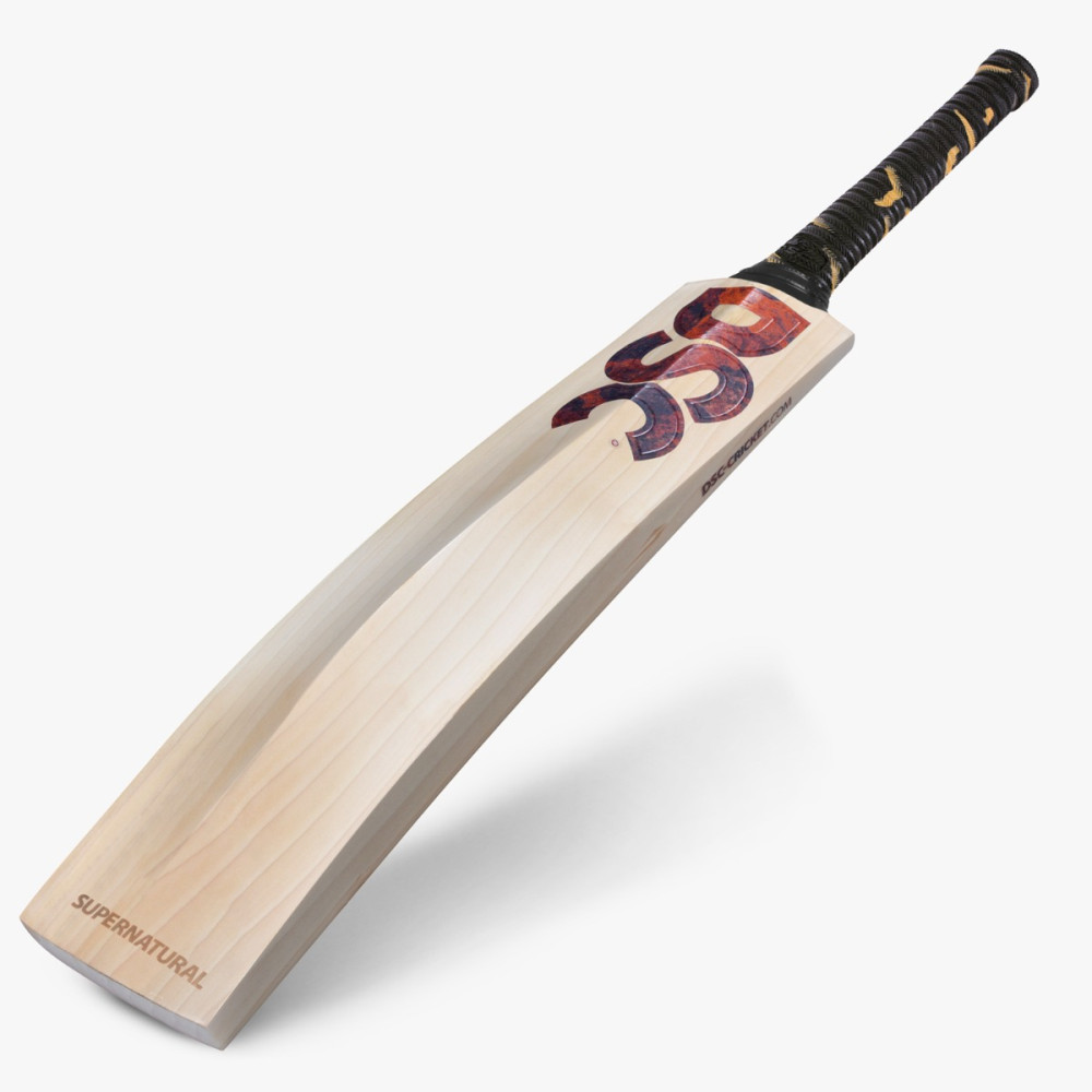DSC Supernatural English Willow Cricket Bat (Rust Brown)