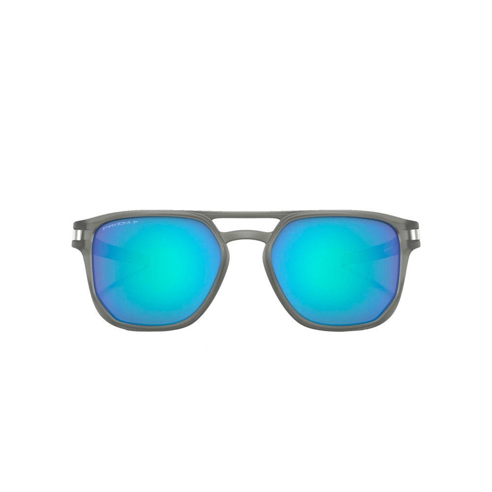 Oakley  Latch Beta Matte Grey Prizm Sapphire Irid Polar Sunglass
