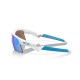 Oakley Capacitor Polished White Prizm Sapphire Sunglass