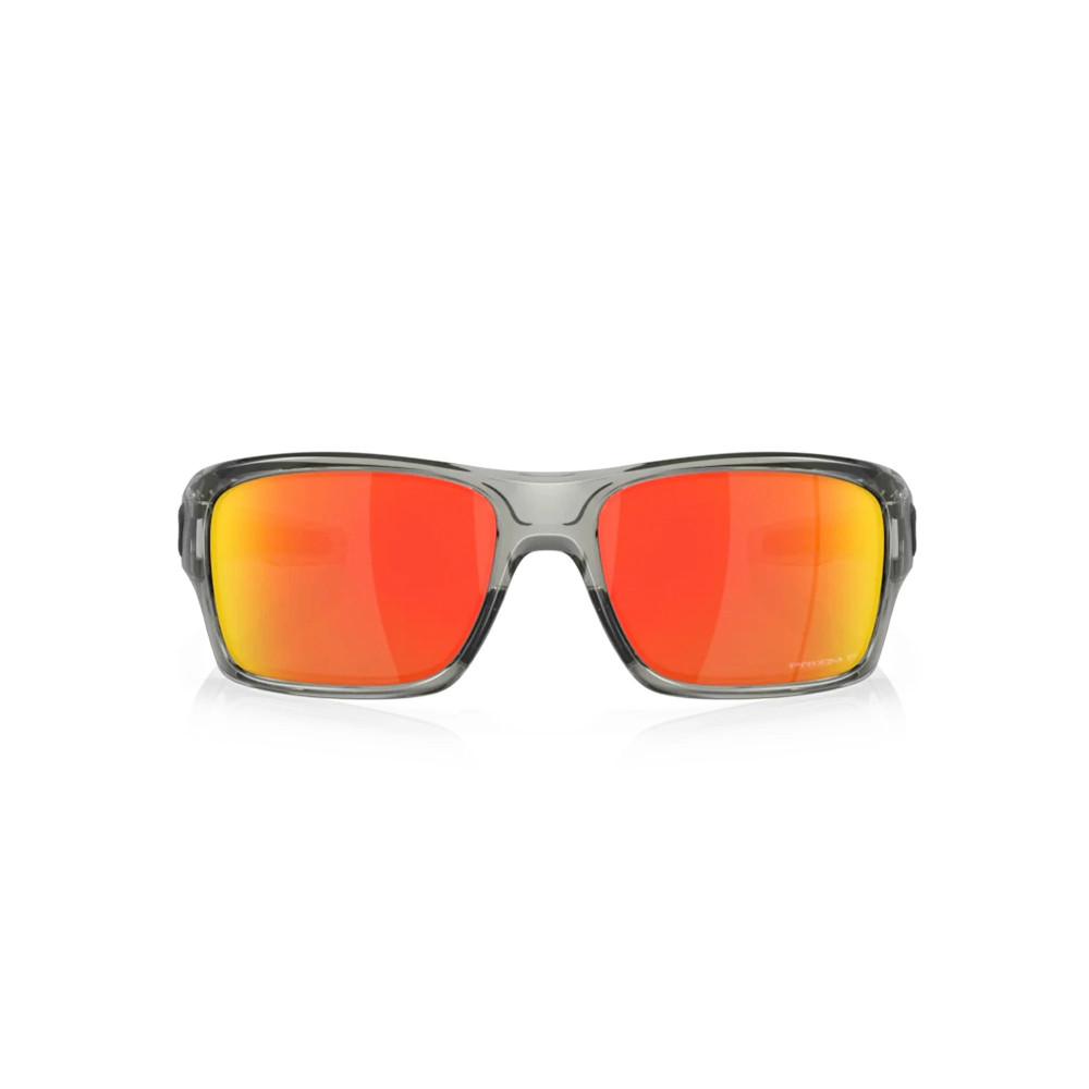 Oakley Customized Turbine Polished Clear Prizm Ruby Polarized Sunglass