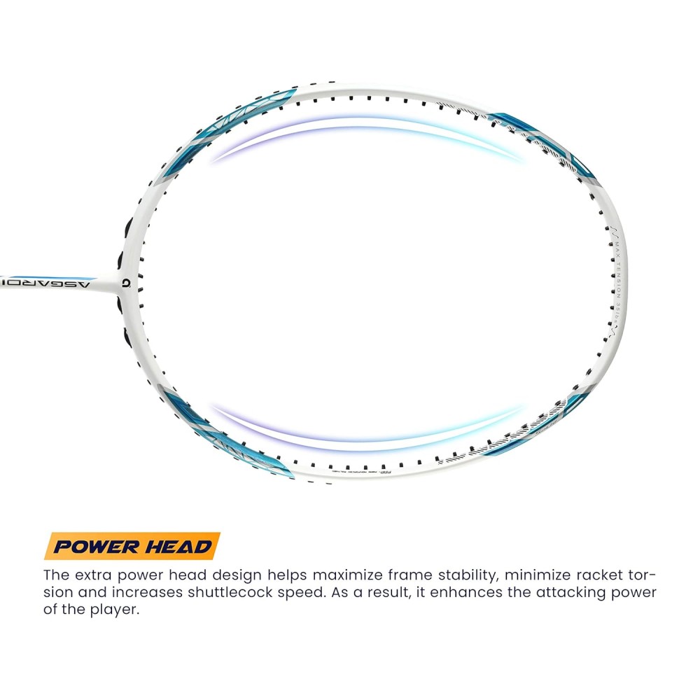 Apacs Asgardia Control Badminton Racket (Grey Blue)