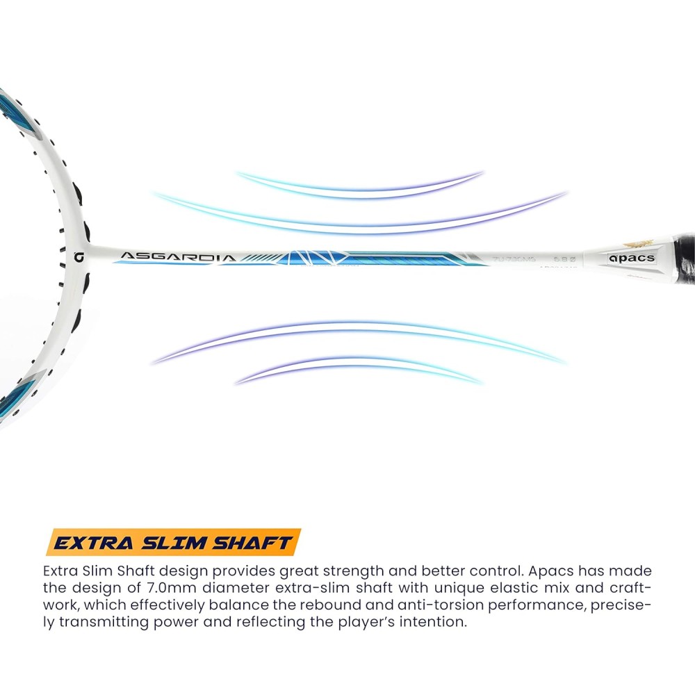 Apacs Asgardia Control Badminton Racket (Grey Blue)