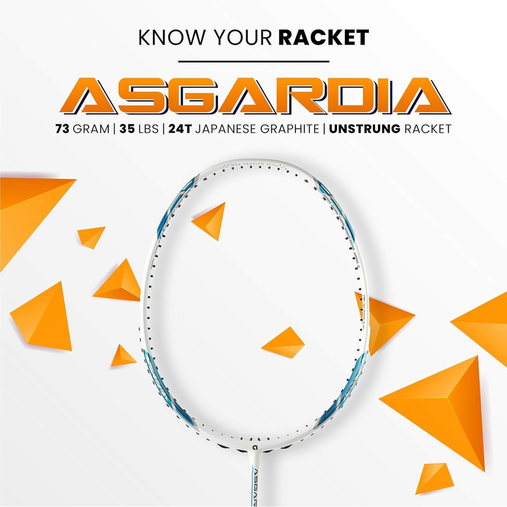 Apacs Asgardia Control Badminton Racket (Grey Blue)