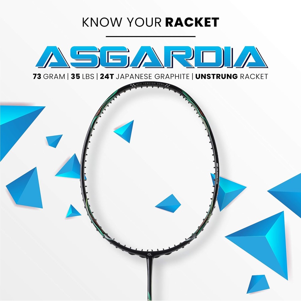 Apacs Asgardia Lite Badminton Racket (Black Green)