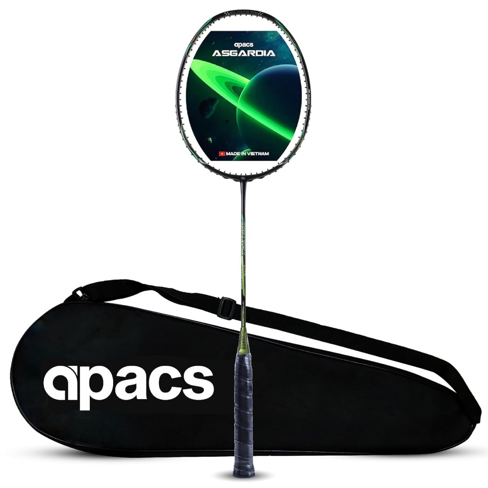 Apacs Asgardia Lite Badminton Racket (Black Green)