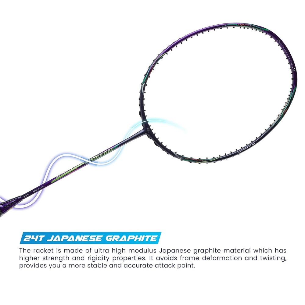Apacs Asgardia Lite Badminton Racket (Purple Blue)
