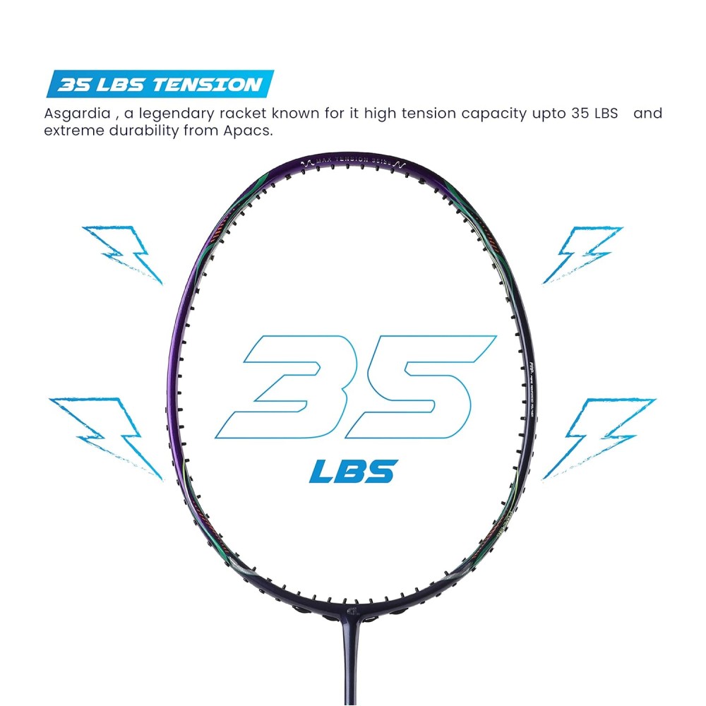 Apacs Asgardia Lite Badminton Racket (Purple Blue)