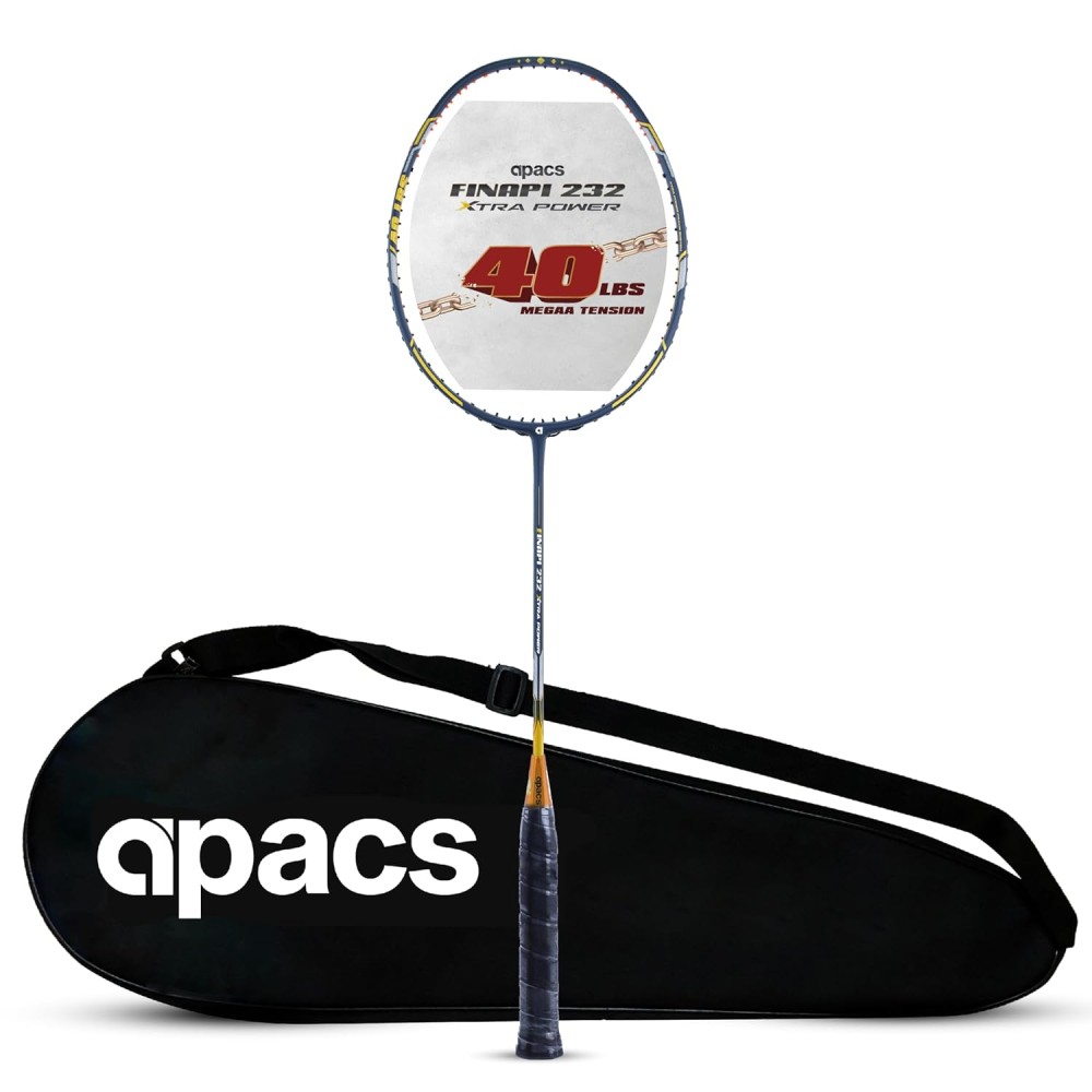 Apacs Finapi 232 XTRA Power Badminton Racket (Navy)