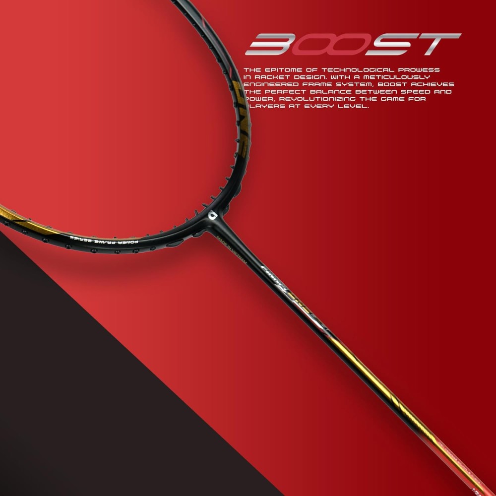Apacs Finapi One Boost Badminton Racket (Unstrung) - Red