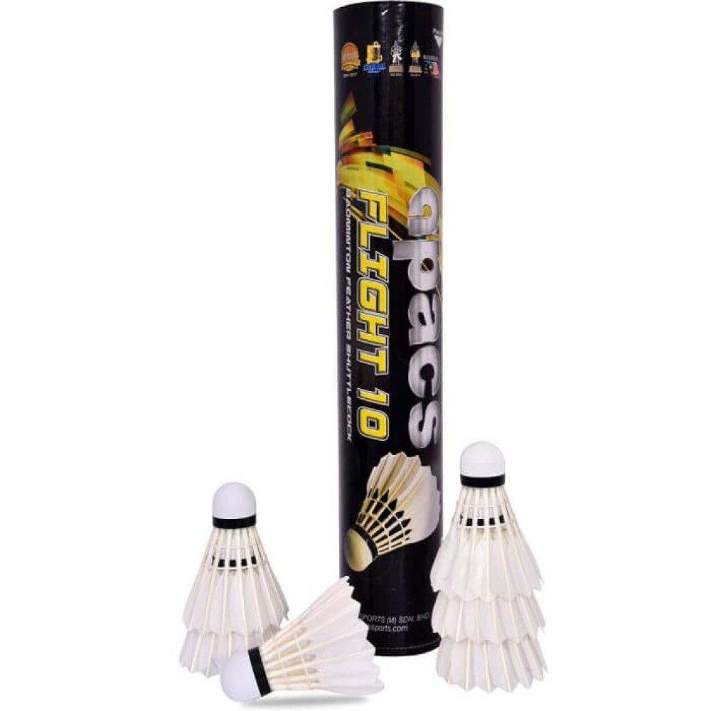 Apacs Flight 10 FL10 Feather Badminton Shuttlecock