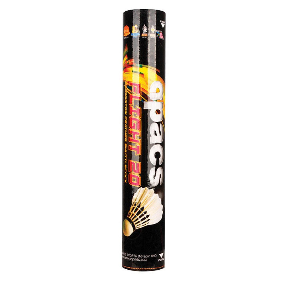 Apacs Flight 20 FL20 Feather Badminton Shuttlecock