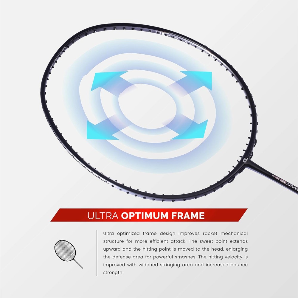 Apacs Nano Fusion 722 Grey Badminton Racket