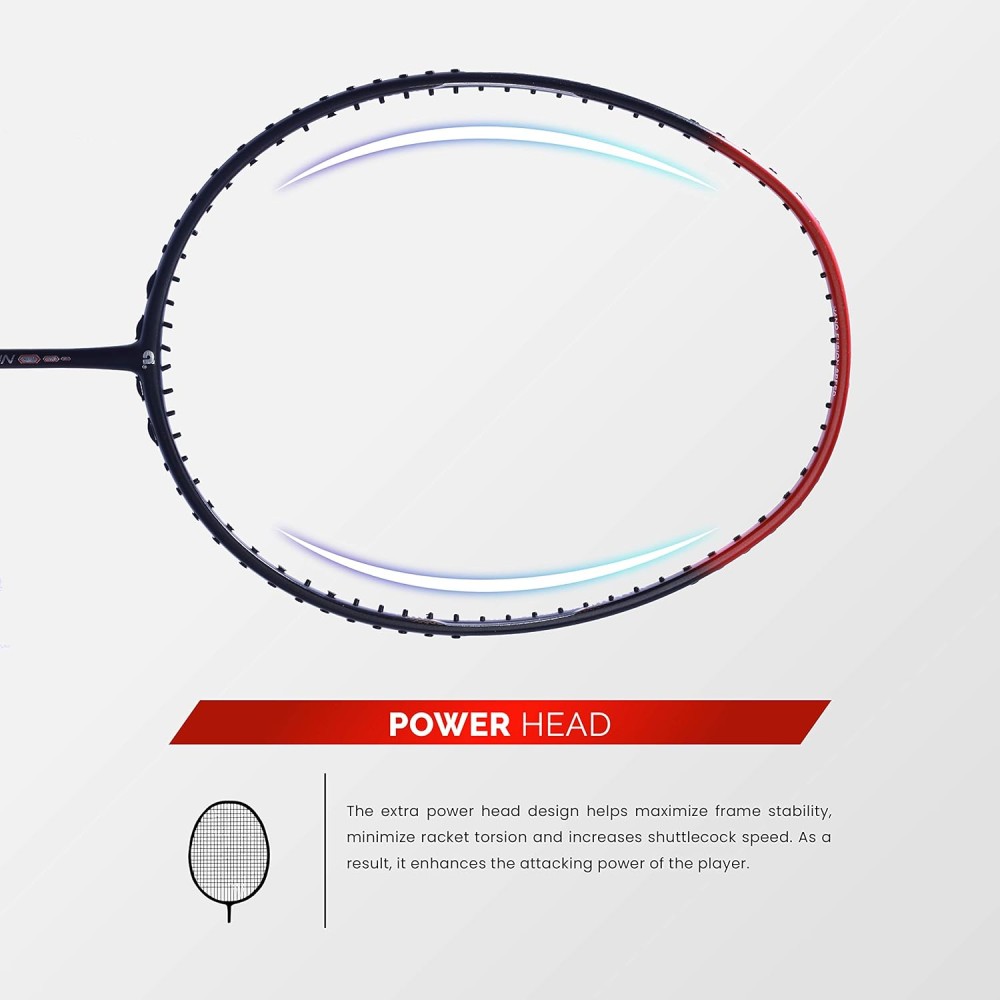 Apacs Nano Fusion 722 Red Badminton Racket