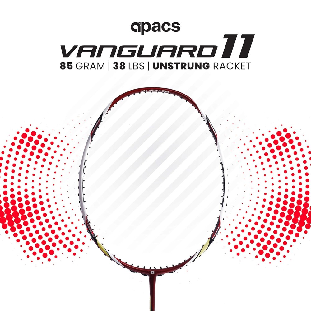 Apacs Vanguard 11 Badminton Racket (Red)