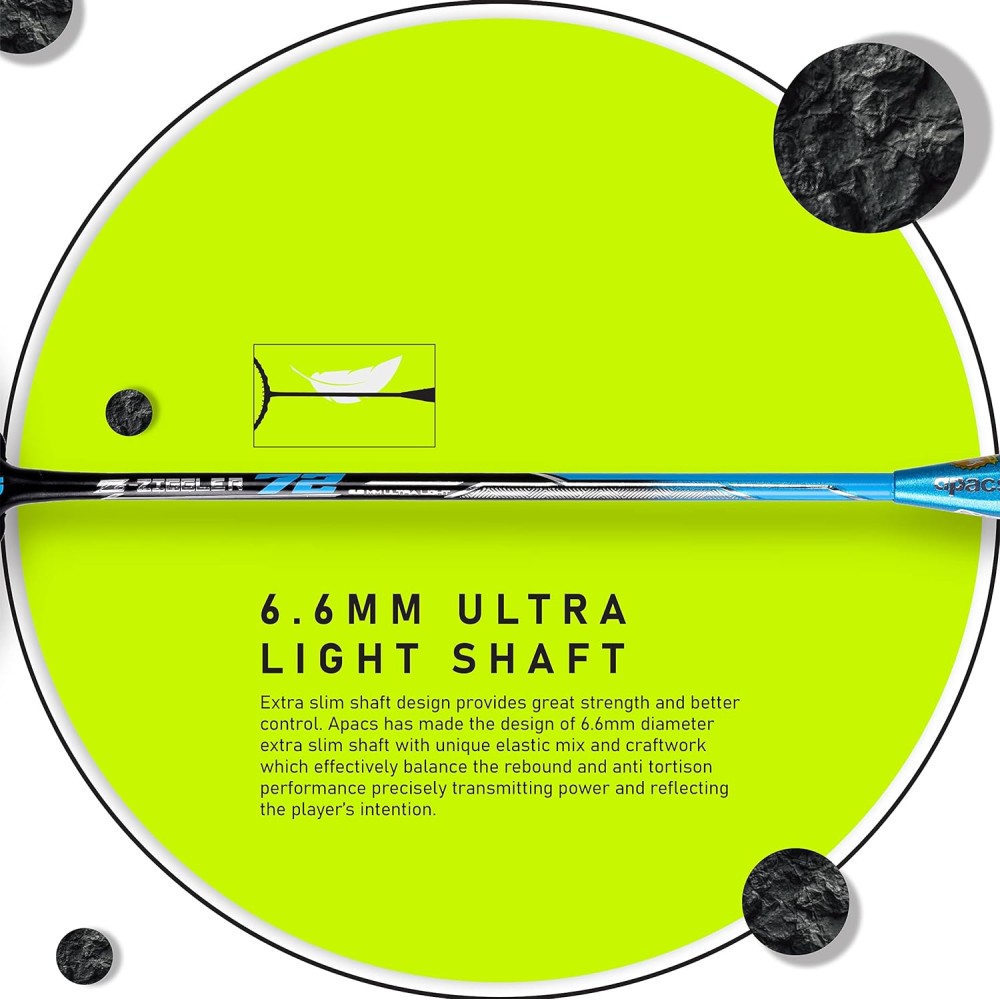 Apacs Z Ziggler 72 Badminton Racket (Blue/Black)