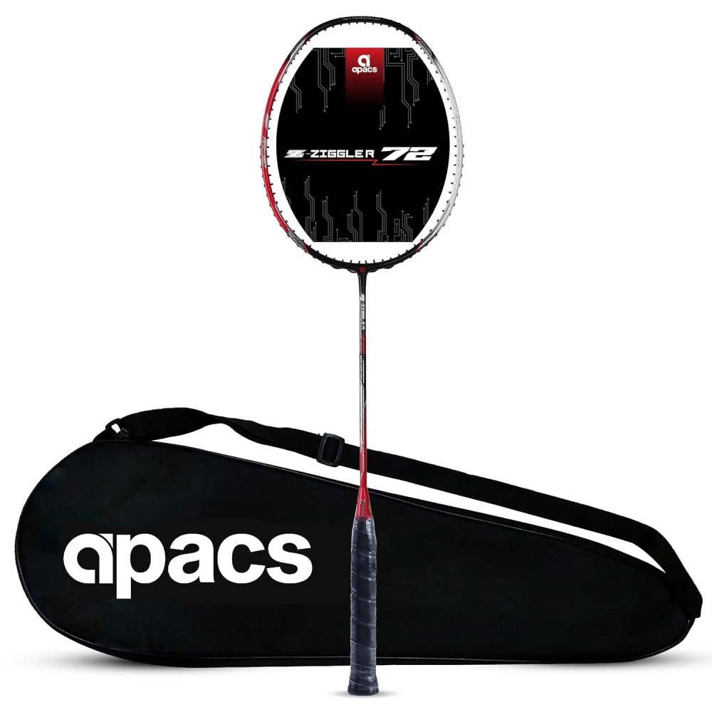 Apacs Z Ziggler 72 Badminton Racket (Red/Black)