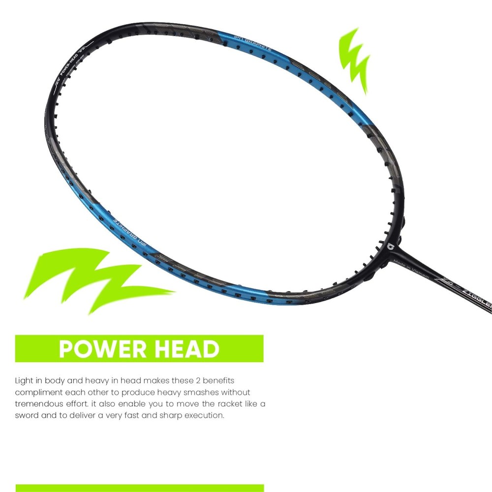 Apacs Z Ziggler Lite Badminton Racket (Black/Blue)