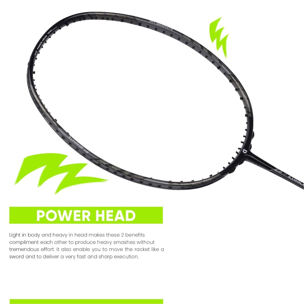 Apacs Z Ziggler Lite Badminton Racket (Grey)