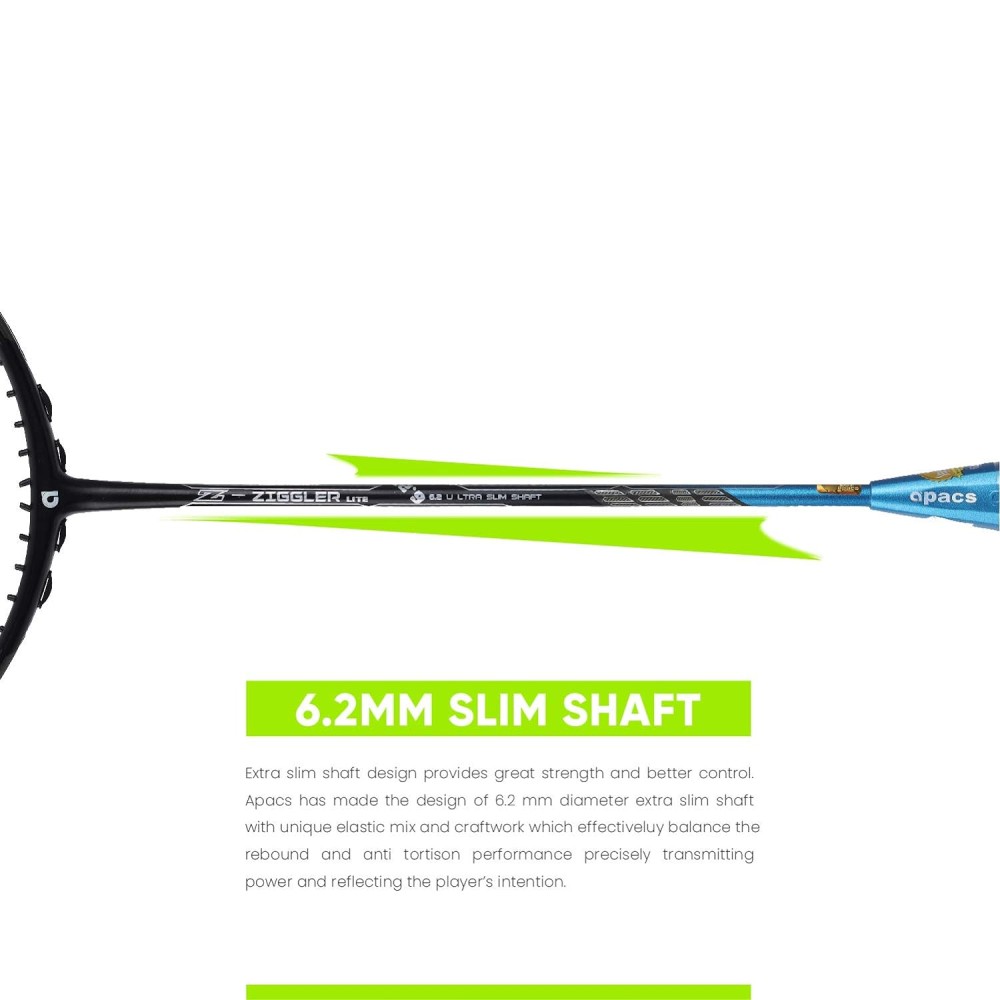 Apacs Z Ziggler Lite Badminton Racket (Red/Black)