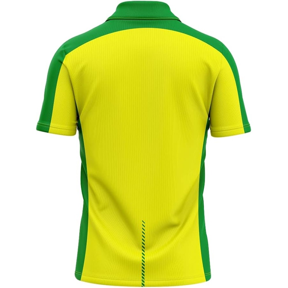 Australia ICC World Cup 2019 Half Sleeves Cricket Fan Jersey - 100% Dryfit Polyester - With Name Personalization
