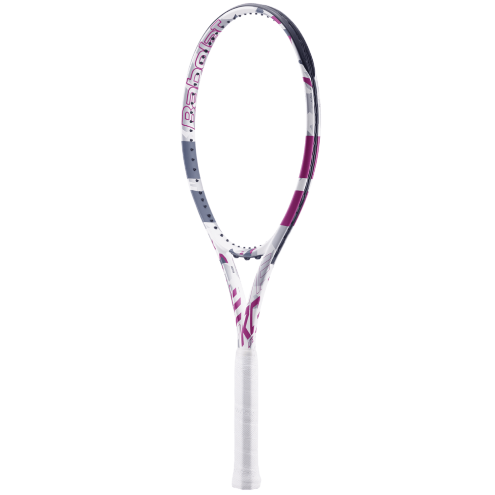 Babolat Evo Aero Lite Pink Unstrung Tennis Racquet - 260 g - White Pink