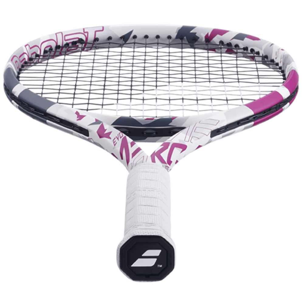 Babolat Evo Aero Lite Pink Unstrung Tennis Racquet - 260 g - White Pink