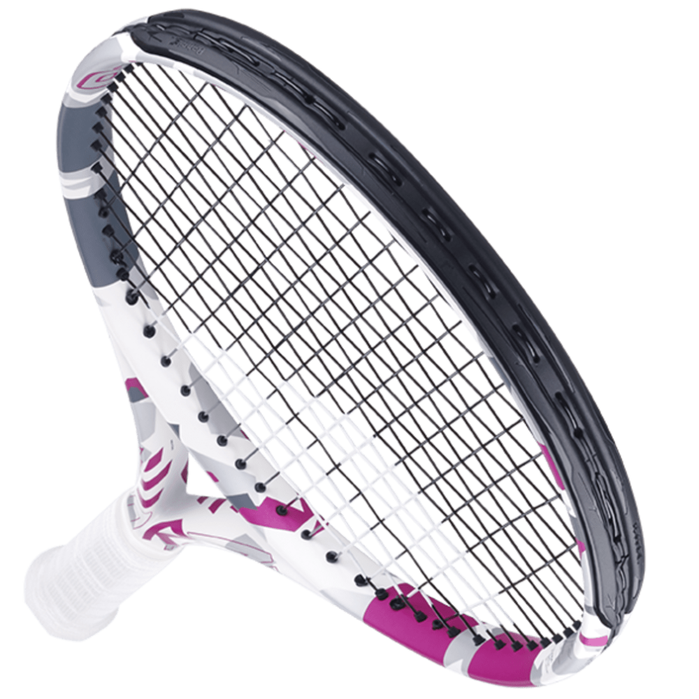 Babolat Evo Aero Lite Pink Unstrung Tennis Racquet - 260 g - White Pink