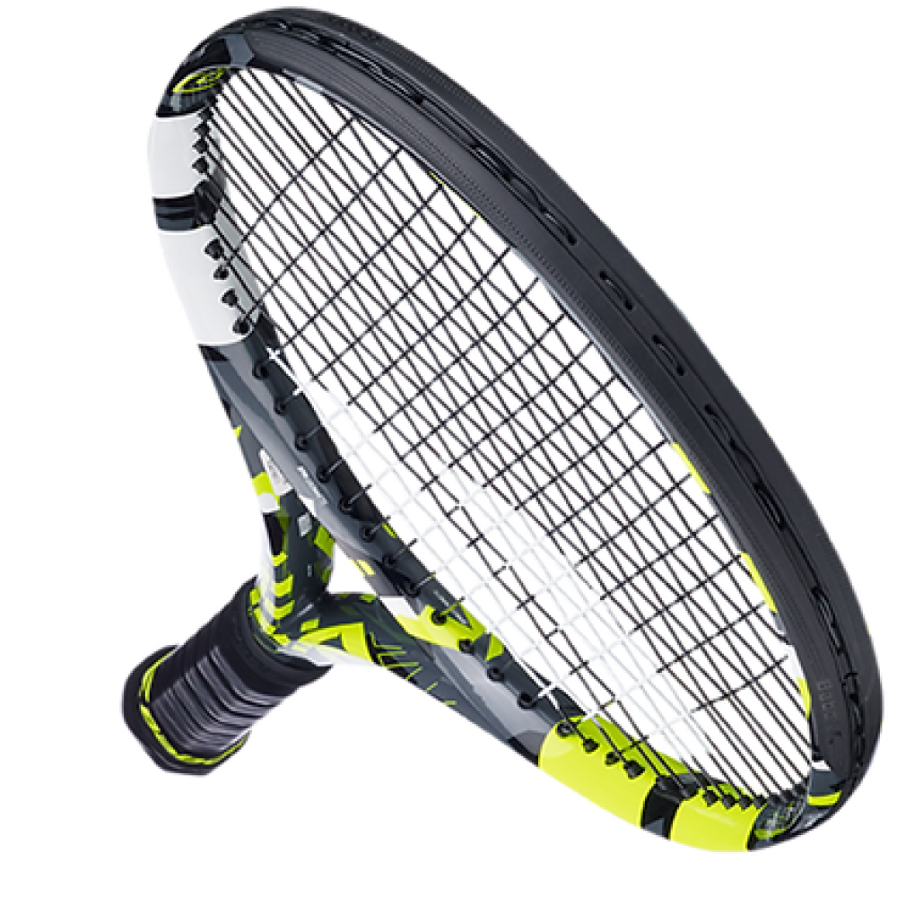 Babolat Pure Aero 2023 Unstrung Tennis Racquet - 300 g - Grey Yellow White