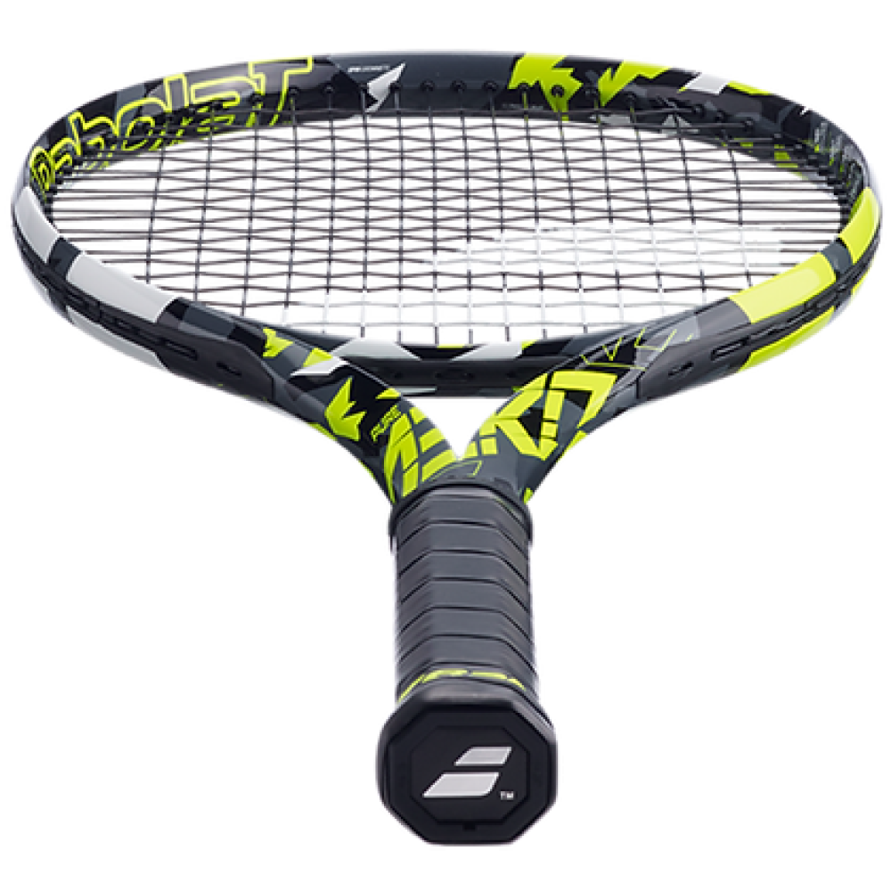 Babolat Pure Aero 2023 Unstrung Tennis Racquet - 300 g - Grey Yellow White