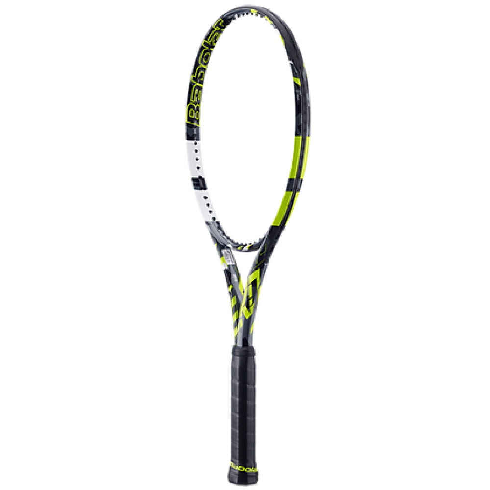 Babolat Pure Aero 2023 Unstrung Tennis Racquet - 300 g - Grey Yellow White